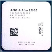 Процессор AMD (AM4) Athlon 220GE, Tray + Cooler, 2x3,4 GHz (YD220GC6FBMPK)