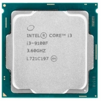 Intel Core i3 9100F; 4x3.6 ГГц; Кэш L3 6 Мб; s1151-v2; Coffee Lake S; 14 нм; 65 Вт; Tray