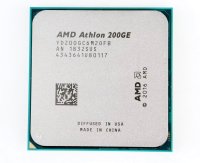 AMD 200GE 2x3,2GHz (2ядра 4 потока); cache 4Mb; GPU Vega 3; 35W