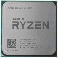 Процессор AMD Ryzen 3 PRO 1200; 4x3.1GHz (max 3.4GHz); 65W