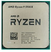 Ryzen 9 5900X 12x3.7GHz (Turbo 4.8GHz) Cache 64 Mb (12 ядер 24 потоков) [100-000000061]