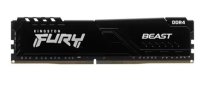 DDR4 8GB; 3600МГц; Kingston FURY BEAST Black; CL17-21-21-*; 1.35В [KF436C17BB/8]
