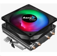 Кулер CPU Aerocool Air Frost 4 (универсальный, 125W, 25.7 dB, 1800 rpm, 90мм, 3pin, подсветка, медь+ алюминий) [Air Frost 4]