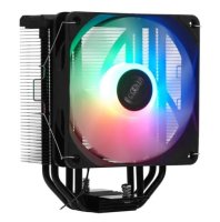 Кулер PCCooler Paladin EX400S S115X/1200/1700/AM4; TDP 180W, 120mm PWM LED FAN, 4 тепловые трубки 6мм, 800-1800RPM, 28.6dBa