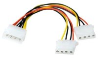 Разветвитель питания IDE-устройств Molex (IDE)  в 2*Molex (IDE), 15см Exegate [EX261530RUS]