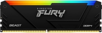 DDR4 16GB; 2666МГц; Kingston FURY Beast RGB; CL16-18-18-*; 1.2В [KF426C16BB2A/16]