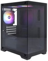 Корпус 1STPLAYER Miku Mi2 Black (Mi2-BK-3F1) / mATX / 3x120mm LED fans