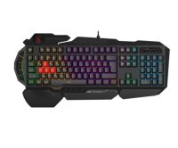 Клавиатура A4Tech Bloody B310N черный USB Multimedia for gamer LED (подставка для запястий) (B310N)