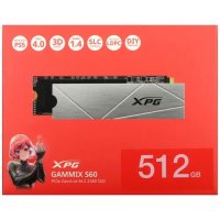 512GB; SSD; M.2; ADATA XPG GAMMIX S60; 4700/1700MB/s; TBW 110Tb; [AGAMMIXS60-512G-CS]
