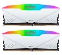 Apacer 32GB DDR4 3200 DIMM NOX RGB WHITE AURA2 w/HS RP-K2 Kit (2x16GB), 1.35V [AH4U32G32C28YNWAA-2]