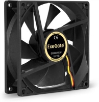 Вентилятор ExeGate EX166175RUS Mirage-S 92x92x25 подшипник скольжения, 1800 RPM, 23dB, 3pin