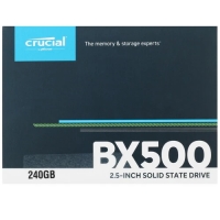 240GB; SSD; 2.5; Crucial BX500; 540/500MB/s; TBW 80Tb; IOPS 84000/90000; [CT240BX500SSD1]