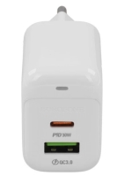 СЗУ BOROFONE BAS45A Potential PD30W+QC3.0 charger(EU)  (белый)