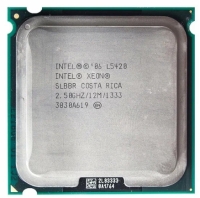 Intel Xeon Processor L5420; 12M Cache, 2.50 GHz, 1333 MHz FSB
