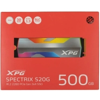 500GB; SSD; M.2; ADATA SPECTRIX S20G; 2500/1800MB/s; TBW 300Tb; IOPS 160000/170000; [ASPECTRIXS20G-500G-C]