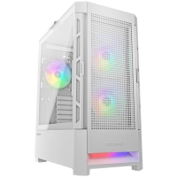 Корпус Cougar Airface RGB White, 2х140мм + 1x120mm ARGB Fan, ARGB Fan Hub, без БП, белый, ATX [Airface RGB White]