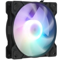 Вентилятор для корпуса GMNG GG-CF120ARGB1-PWMBK черный, 120 мм, 1500 об/мин, 26 дБ, 4 pin