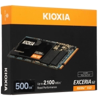 500GB; SSD; M.2; KIOXIA Exceria G2; 2100/1700MB/s; TBW 200Tb; IOPS 400000/400000; [LRC20Z500GG8]