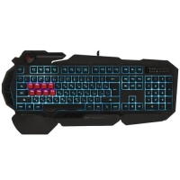 Клавиатура A4Tech Bloody B318 черный USB Multimedia for gamer LED (мембранная (частично механика))