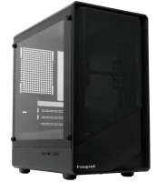 Корпус HSPD M331 (M331-TGBK), без БП Mesh Mini-tower, Black, TG, 0.4 SPCC, no fans mATX, mITX 175/329/170mm 1x2.5", 2x3.5",