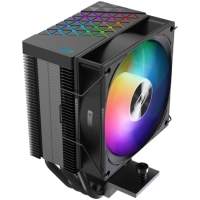 Кулер PcCooler R400 BK ARGB (R400-BKAWYX-US) Soc-AM5/AM4/1200/1700/1851 черный 4-pin 18-30dB Al+Cu 180W Ret