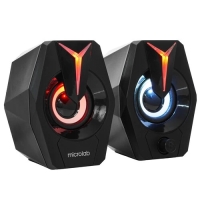 Колонки MICROLAB B26 черный 3 Вт x2, Гармонические искажения: < 0,5% (1 Вт 1 кГц), Частотная характеристика: 120 Гц - 20 кГц, Отношение сигнал/шум: >