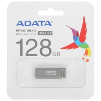 Флешка USB ADATA UR340 128Gb, USB 3.2, R/W 100/30, черный [AROY-UR340-128GbK]