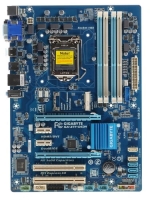 Gigabyte LGA1155 GA-Z77-DS3H Z77 4xDDR3-2800 2xPCI-Ex16 HDMI/DVI/DSub 8ch mSATA 3xSATA 2xSATA3 4xUSB3 GLAN ATX