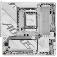 Материнская плата Gigabyte B850M AORUS ELITE WIFI6E ICE, AM5, AMD B850, 4xDDR5, 4xSATA, 2xM.2, 1xPCIe 5.0 x16, 1xPCIe 3.0 x4, 1xDP, 1xHDMI, 1x2.5Gb LA