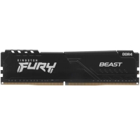 DDR4 16GB; 3600МГц; Kingston FURY Beast Black; CL18-22-22-*; 1.1В [KF436C18BB/16]