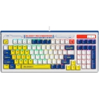 Клавиатура A4Tech Bloody B950 механическая синий/белый USB for gamer LED [B950]