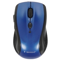 Мышь беспроводная Gembird MUSW-425 синий, 2400 dpi, радиоканал, USB, кнопки - 6 [18853]
