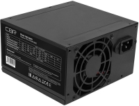 Блок питания CBR PSU-ATX500-08EC ATX 500W, 8cm fan, 20+4pin/1*4pin/1*IDE/2*SATA, кабель питания 1.2м, черный OEM