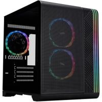 Корпус 1STPLAYER VT5 ARGB Black (VT5-BK-3FS7) / mATX / 3x120mm ARGB fans