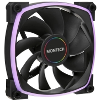 Вентилятор Montech RX120 *REVERSE* ARGB 120х120x25 черный 4-pin [RX120 PWM BLACK]
