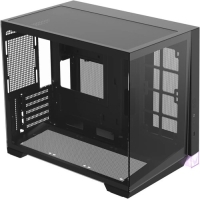 Корпус Formula Crystal Z4M Plus (crystal z4m plus black), mATX, Midi-Tower, без БП, черный
